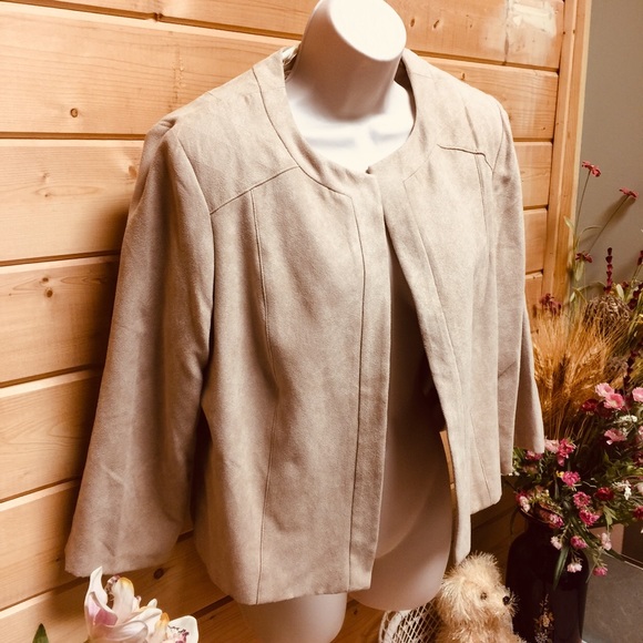 Jessica Howard Tan khaki Blazer - Picture 2 of 7